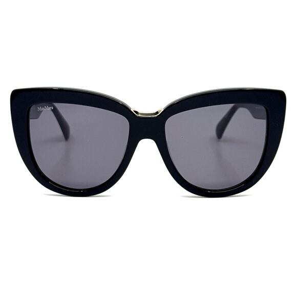 New, MAXMARA Sunglasses Spark2 MM0076 01A Authentic - Picture 1 of 12
